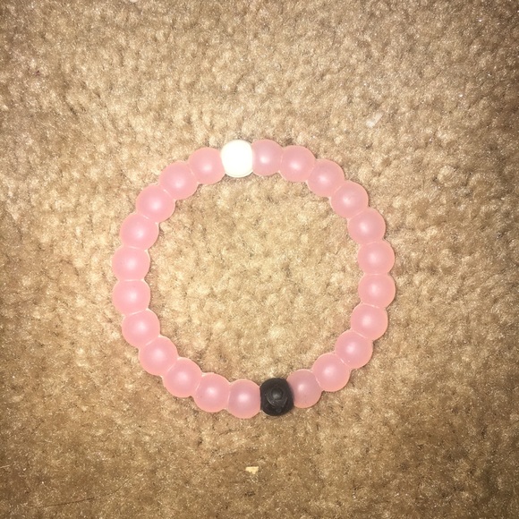 Blue, clear, red, pink, & purple lokai bracelets - Picture 5 of 6